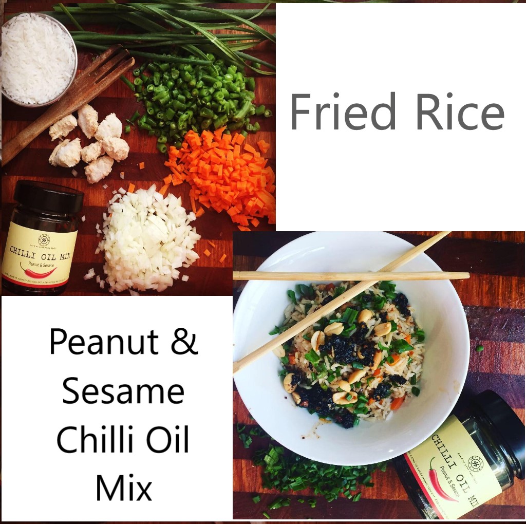 Peanut & Sesame Fried Rice Recipe Lunch or Dinner meal